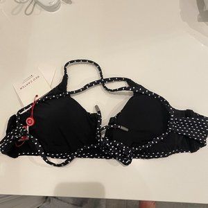 Red Carter Bikini Top Women's Small NWT